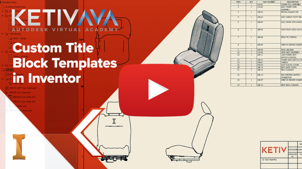 How to Create Custom Title Blocks in Inventor