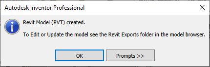 Inventor to Revit Export