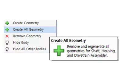 Ansys Motion Structures Geometry Creation
