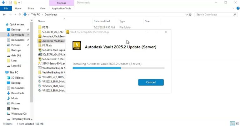 Autodesk Vault Upgrade