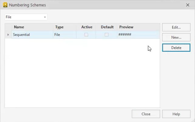 Numbering Schemes for Autodesk Vault