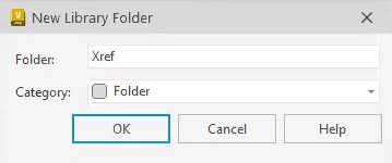 Vault Xref shared folder