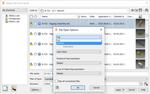 What's New in Vault 2018 - Large Assemblines and Drawings