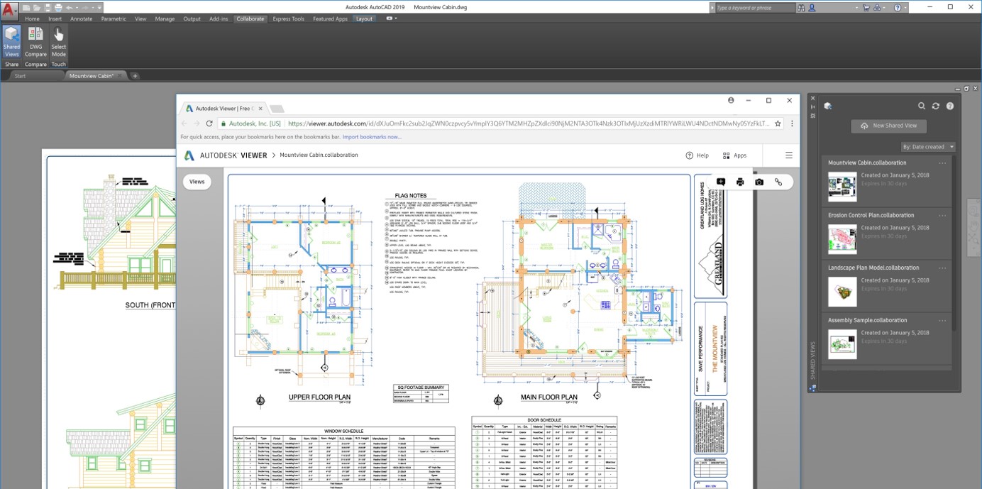 Shared View_ autocad